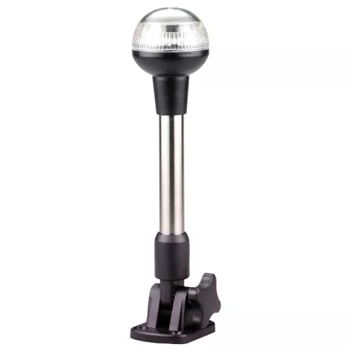 Allpa All-Round Light, 12v/10w, 360°, Black Housing, H=241mm