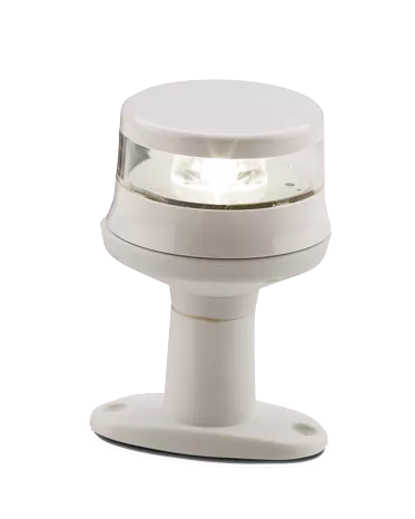 Allpa All-Round Navigation Light, White, 360°, LED, 12-24v, White Housing - Rina