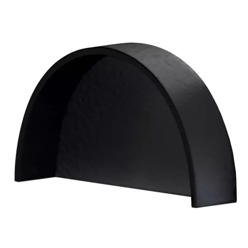 Allpa Bino 65" End Cap, Black