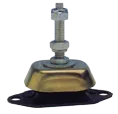 Allpa Flexible Anti Vibration Mount 'Medium', 55° Shore, Pin M16, Dims. 183x75x50mm, Max. 220kg