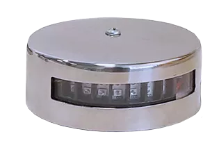 Allpa LED Navigation Light, Polished Stainless Steel 304 Housing; 10-30v; Green, 112.5°