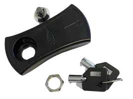 Allpa Lock With Key, Spare Key For Plastic Hatch, Black