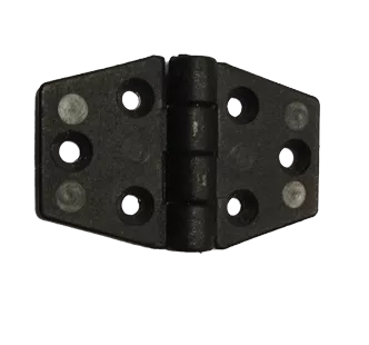 Allpa Nylon Hinge, 60x40mm, Black