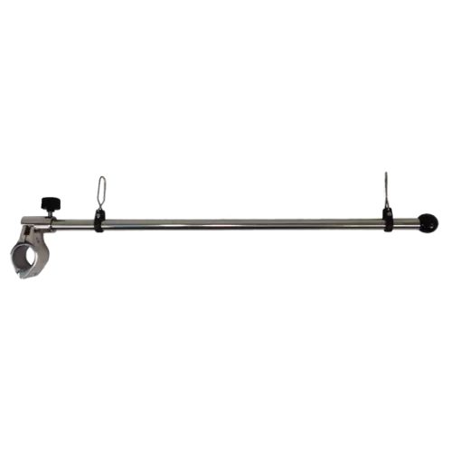 Allpa Stainless Steel Flag Pole, L=450mm, Railing Mount Ø25mm