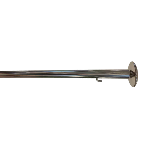 Allpa Stainless Steel Flag Pole, L=600mm Ø25mm, With 2 Hooks