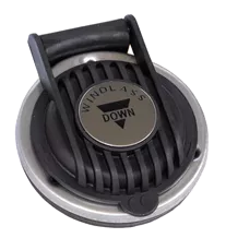 Allpa Stainless Steel Foot Switch 'Up' & 'Down', Black