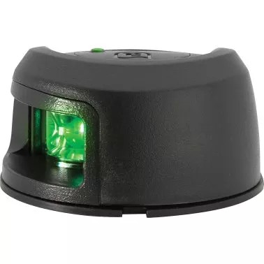 Attwood LightArmor - Navigation Light - Horizontal - Black - Green