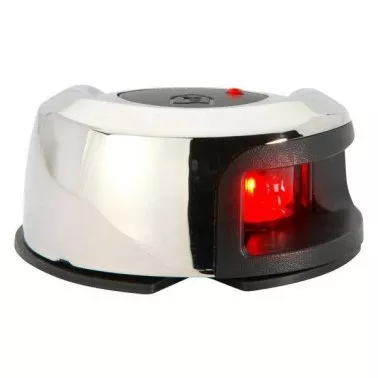 Attwood LightArmor - Navigation Light - Horizontal - Stainless Steel - Red