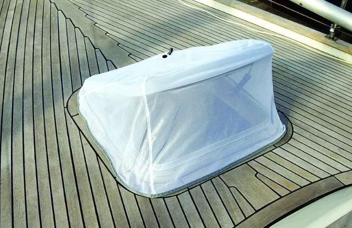 Blue Performance Hatch Cover With Mosquito Net 5 77 x 77 cm