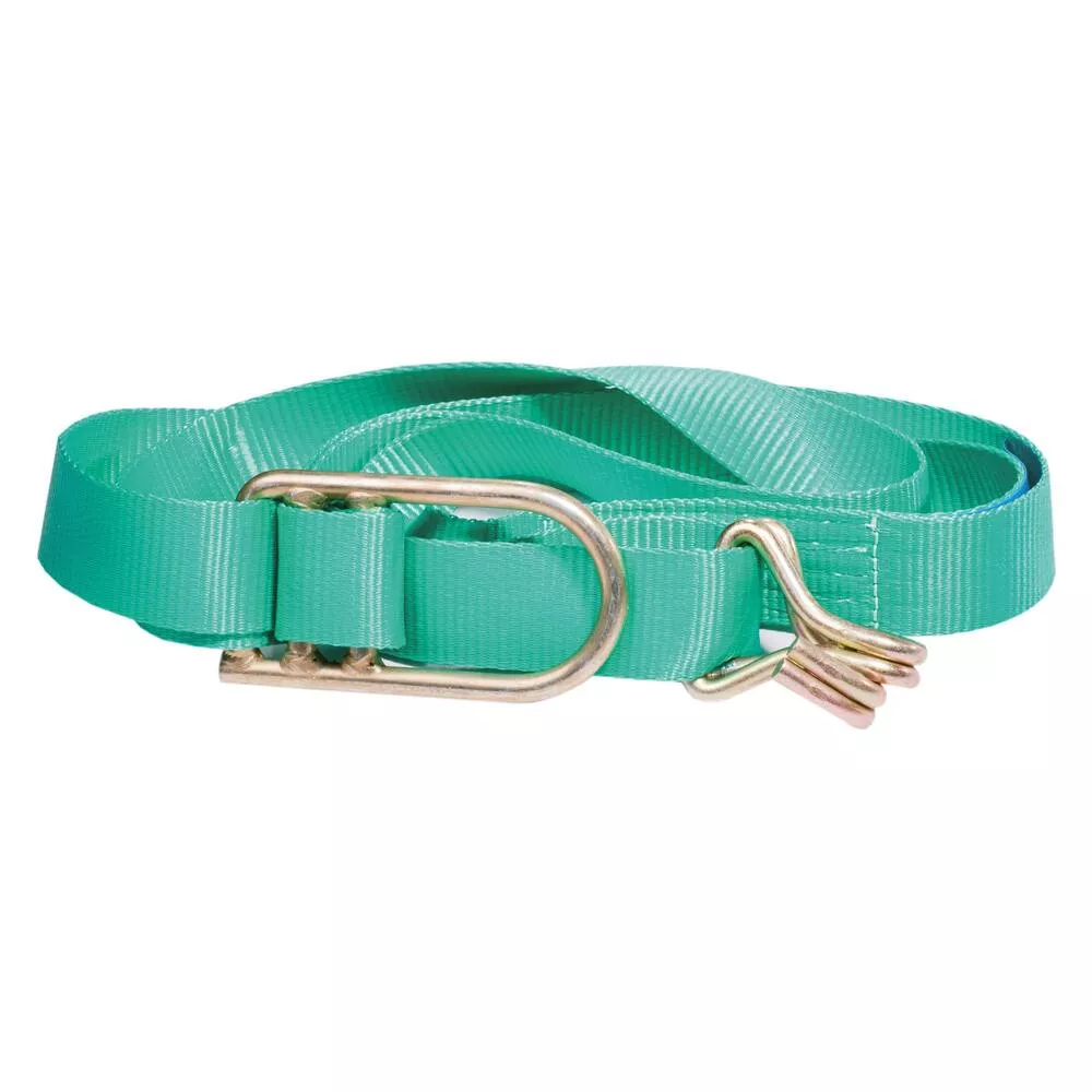 Car Lifting Sling CE Set Double Hook 500 kg Green