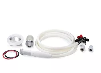 Deck Shower Twist Mixer Right Angle 4 m Grey/Chrome