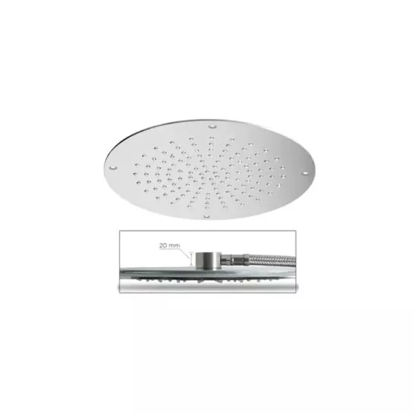 Elka D_641501 - Built-In Shower 250 25mm Deep