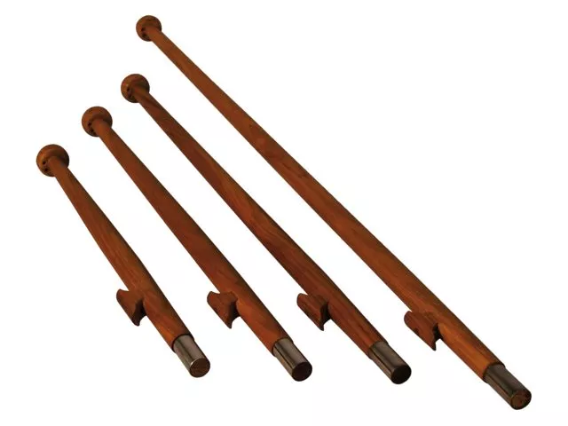 Eude Flagpole Teak 125cm