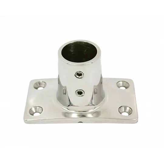 FNI AISI 316 Stainless Steel Rectangular Pulpit Base 90°, Ø22–25 mm