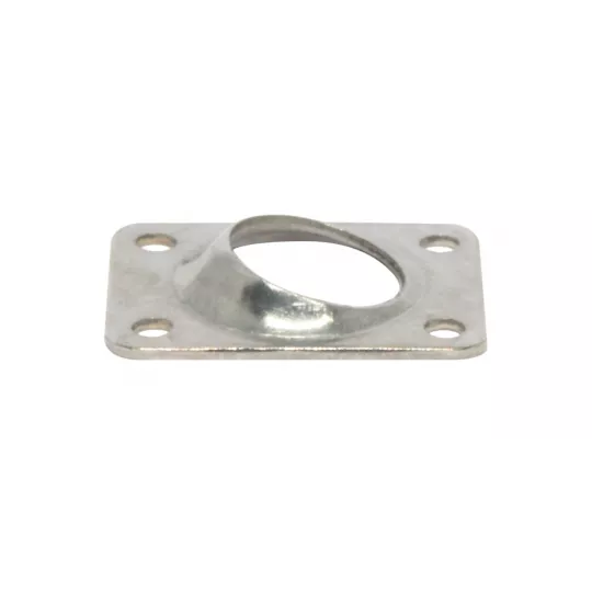 FNI Stainless Steel Pulpit Socket with Rectangular 60° Base, Ø22–25 mm