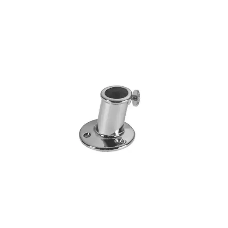 Foresti & Suardi 158B.C - Chrome Flagpole Holder 10° 20mm