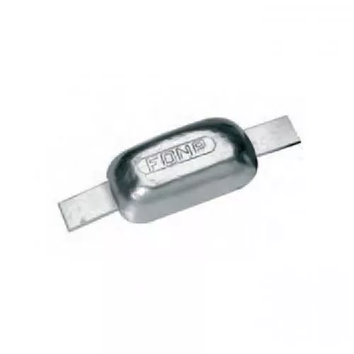 Hollex F Zinc Weld-On Hull & Rudder Rectangular Anode