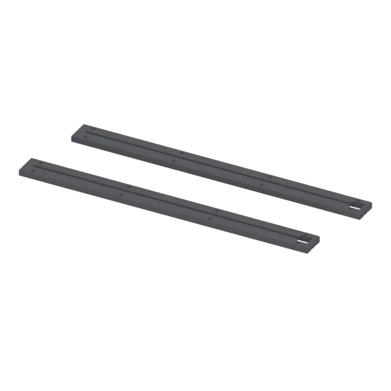 Hurley 36" Plastic Rail/Channel System Black