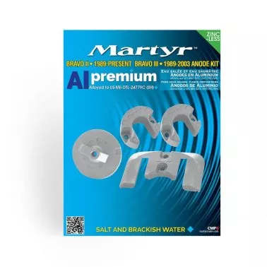 Martyr Aluminium Anode Kit For Mercruiser Bravo 2 (> 1989) / Bravo 3 (89-03)