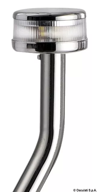 Osculati 11.039.64 - Evoled 360° Angled Retractable Bottom Light Pole Stainless Steel 100 cm 12V 2W