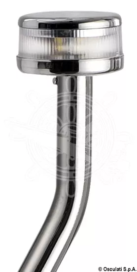 Osculati 11.039.72 - Evoled 360° Angled Retractable Bottom Light Pole Stainless Steel 120 cm 12V 2W