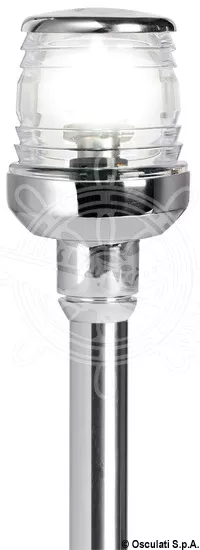 Osculati 11.164.11 - Advance Retractable Pole LED Anchor Light with Base Stainless Steel 60 cm