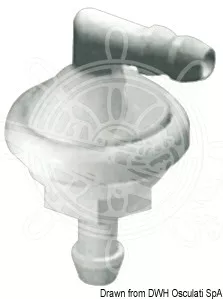 Osculati 19.108.02 - Bulkhead Pass for Doga Window Cleaning System