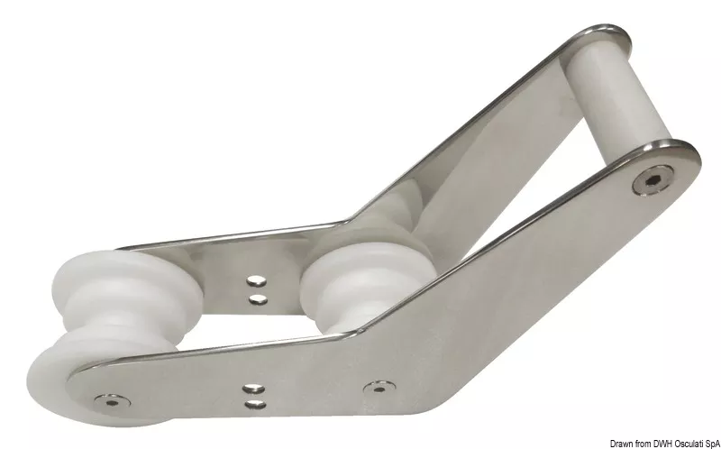 Osculati 48.472.10 - Universal Hinged Bow Roller for Racing Performance Dolphin Strikers