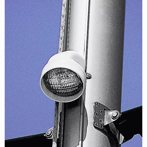 Plastimo 17530 - White Mast Fitting Deck Light with Strong PVC Body