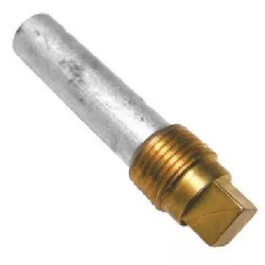 Plastimo 420548 - Zinc Pencil Anode Complete with Plug (Caterpillar - Cummins - General Motors)