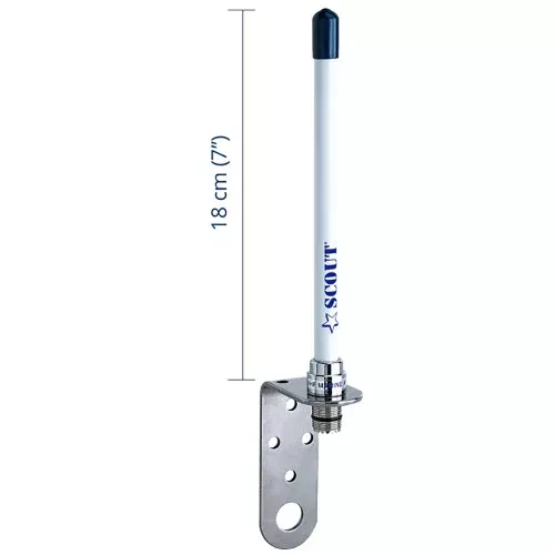 Scout KM-10 VHF Fiberglass Antenna 0,18M (7") Length [PF AN NVHF00010]