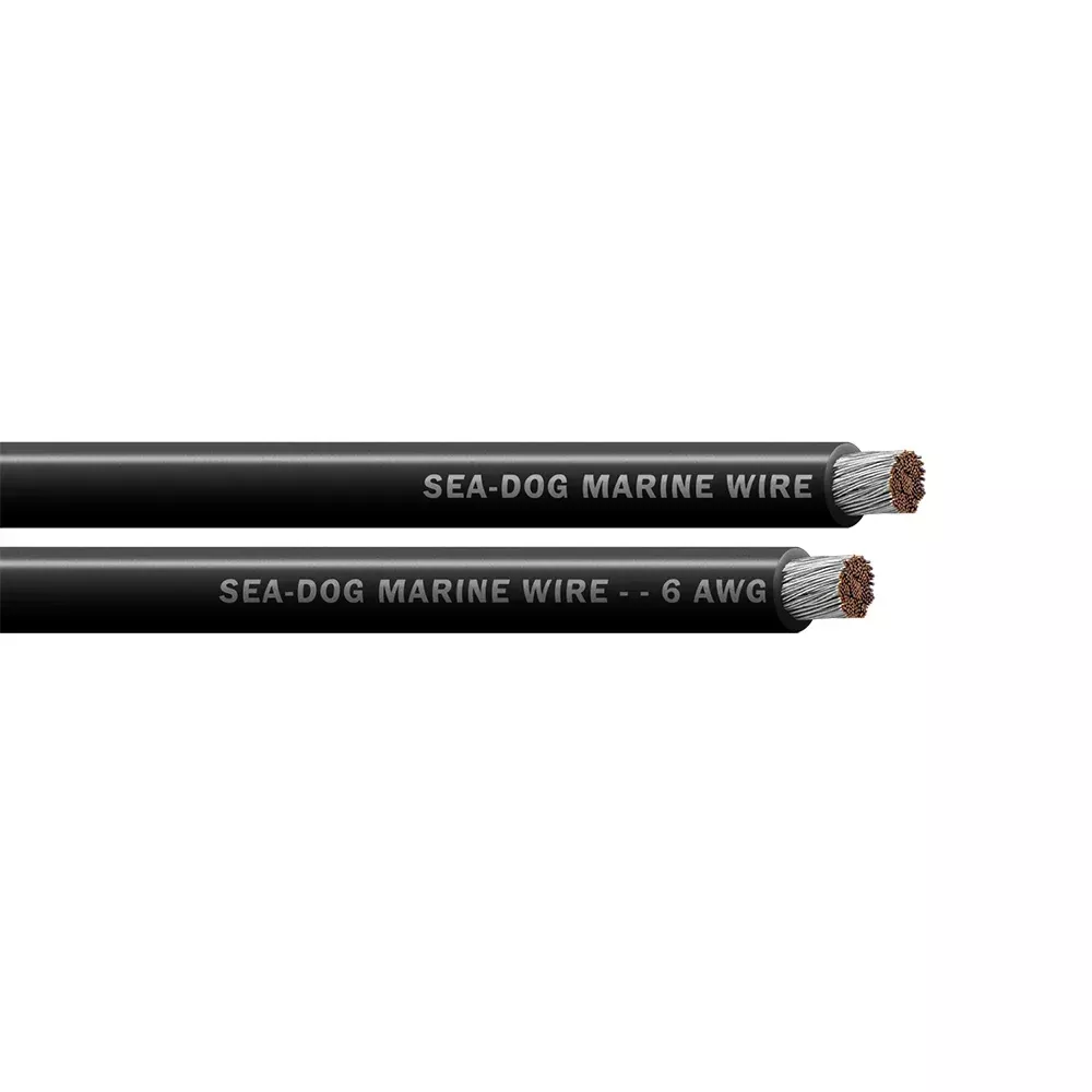 Sea-Dog 6 AWG Black Battery Cable - 500' [8006017]