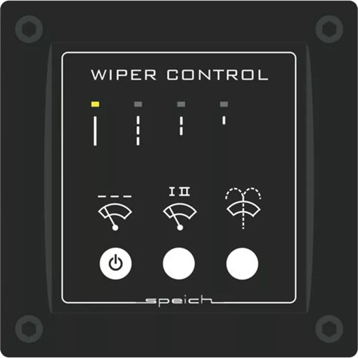 SPEICH Wiper Control Panel – Speed Adjustment, Intermittent Wiping, LED Indicators