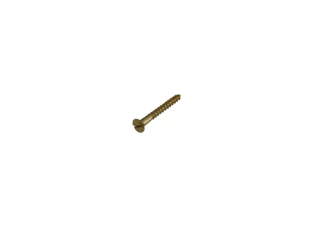 Talamex DIN 95 Brass Slotted Oval Countersunk Wood Screws