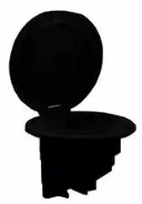 Trem N0180070 - Round Shower Box Black