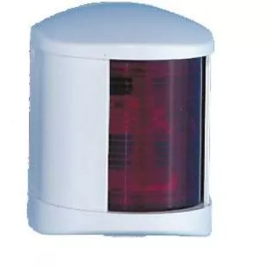 Trem Red Navigation Light - White Plastic Cover