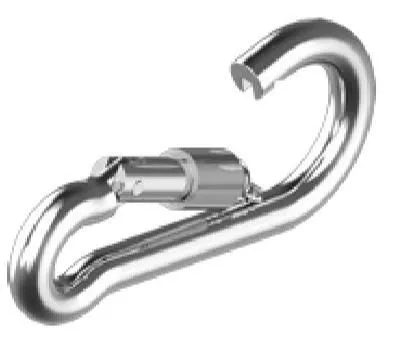 U-Hardware Carabiner With Quick Lock SS 6 x 60 mm (10 pcs)