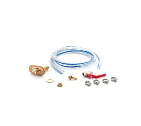 Vetus BKIT33038 - Type 330 Water Strainer Installation Kit, Bronze (without Strainer), Ø 38 mm, G1 1/2 Hose Connection