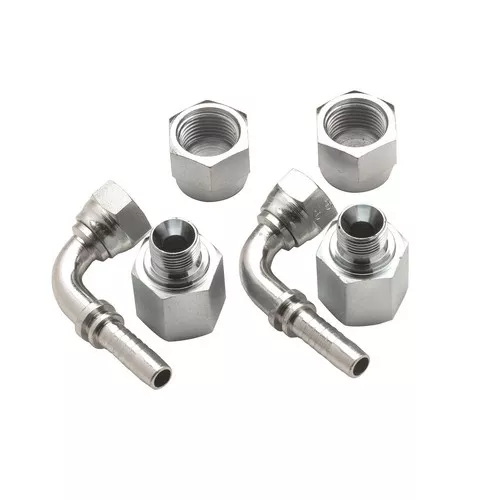 Vetus FFD0890 - Connection Set for Double Fuel Filter, Ø 8 mm Hose, Angled