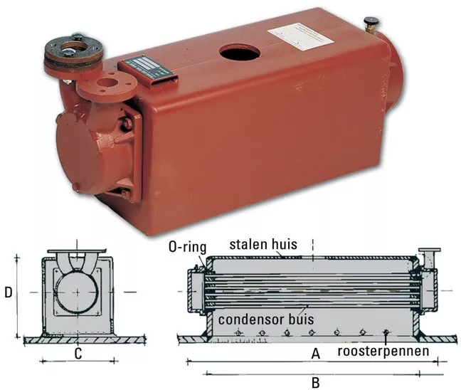 Weld-In Marine Oil Cooler Type 165, 200, and 230