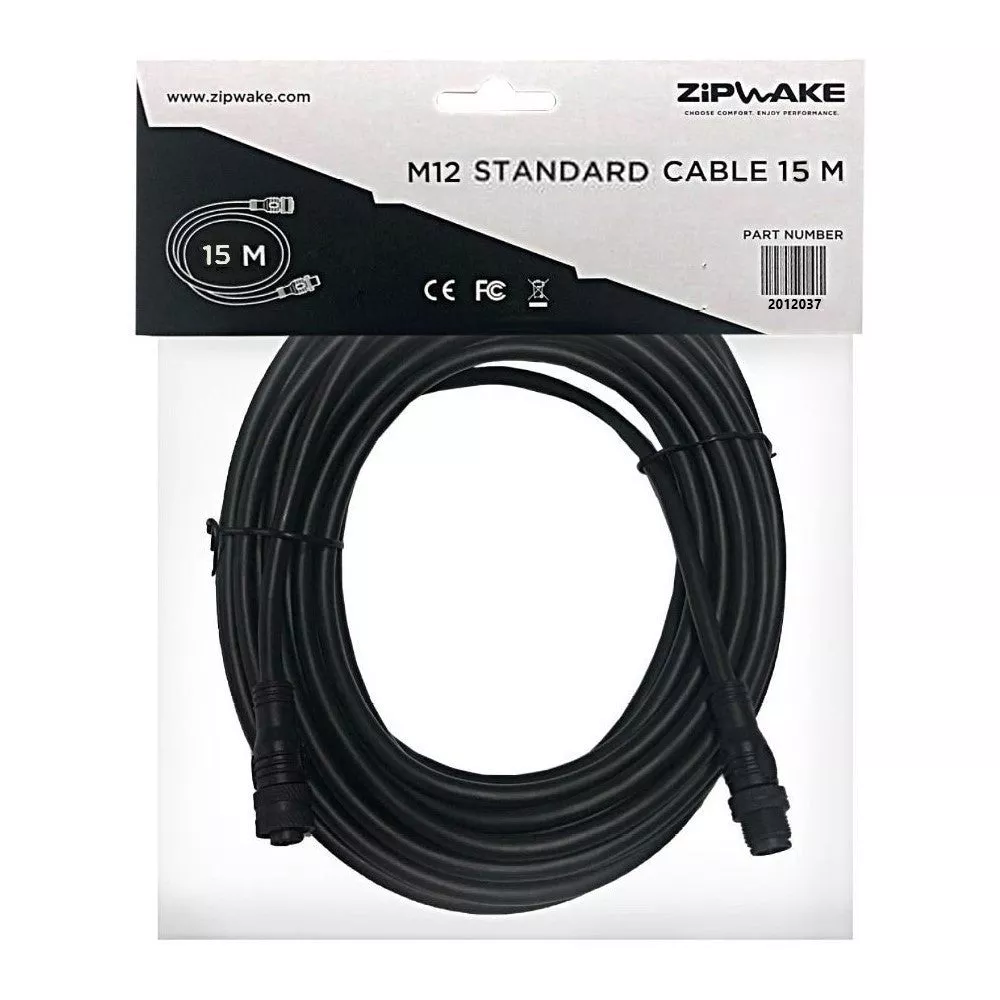 Zipwake M12 5-Pin Standard Cable – 15m